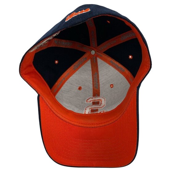 Zephyr Syracuse Orange Football Fitted Hat 7 1/4 Blue Wool Blend University - Picture 5 of 11